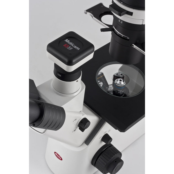 Motic Microscopio invertido AE2000 trino, infinity, 40x-400x, phase, Hal, 30W