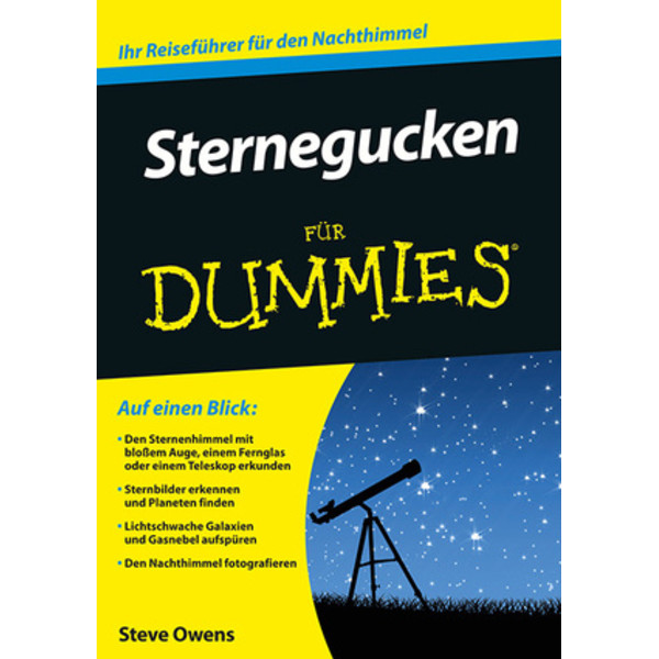Wiley-VCH Observación de las estrellas para principiantes (libro "Sternegucken für Dummies" en alemán)