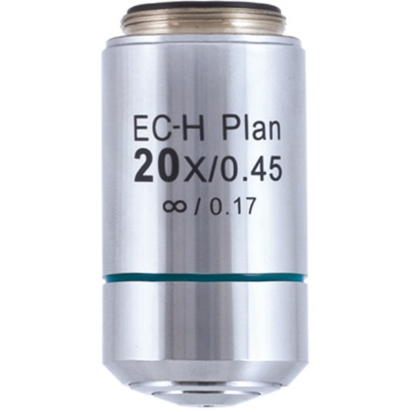 Motic objetivo CCIS plano acromát. EC-H PL 20x/0,45 (AA=0,9 mm)