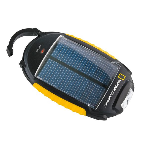 National Geographic Cargador solar de , 4-en-1