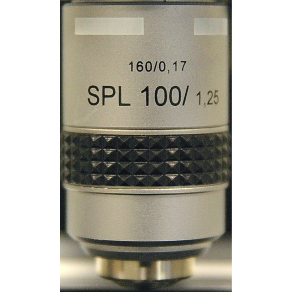 Hund Objetivo para campo oscuro: Spl 100/1,25-0,60 para microscopios verticales