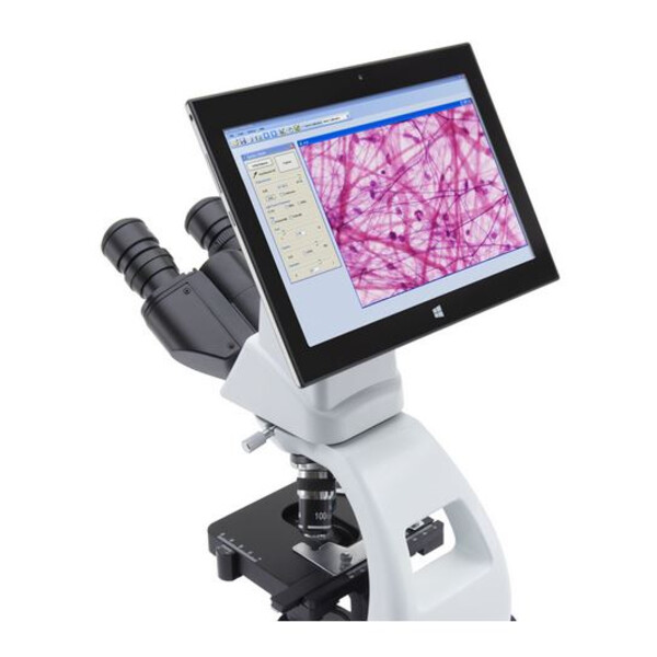 Optika Microscopio digital B-290TB, N-PLAN, con tablet PC