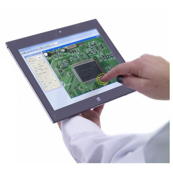 Optika Microscopio digital B-290TB, N-PLAN, con tablet PC