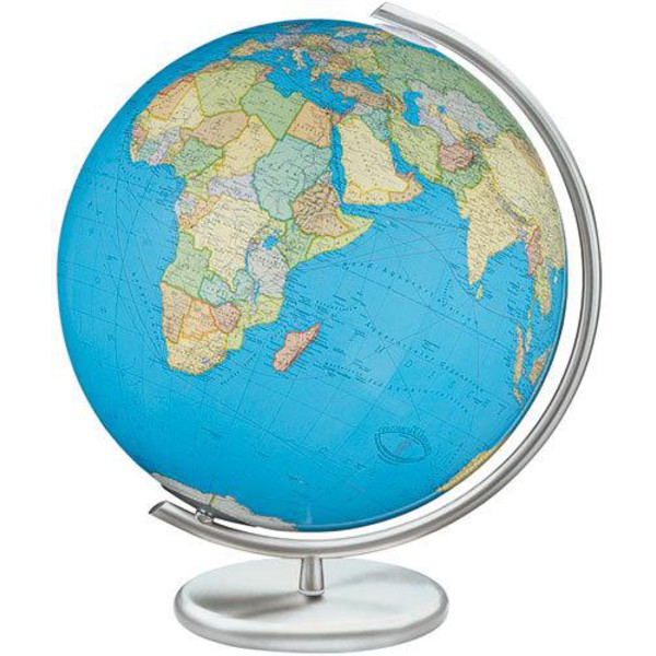 Columbus Globo terráqueo Duo Acero noble 40 cm (Inglés)