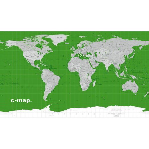 Columbus Mapamundi Mapa del mundo C-Map ''green''