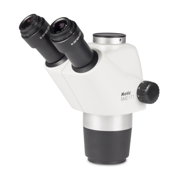 Motic Cabazal estereo microsopio cabezales ópticos SMZ-171-TH; 7,5-50x, trinocular