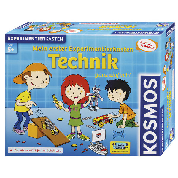 Kosmos Verlag Mi primer kit de experimentos, tecnología simplificada (libro "Mein erster Experimentierkasten - Technik ganz einfach" en alemán)