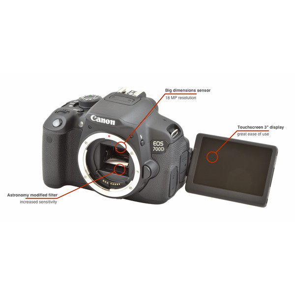 Canon Cámara DSLR EOS 700Da Full Range