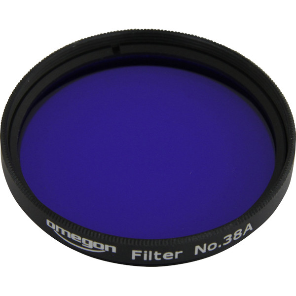 Omegon Filtro de color #38A azul oscuro de 2"