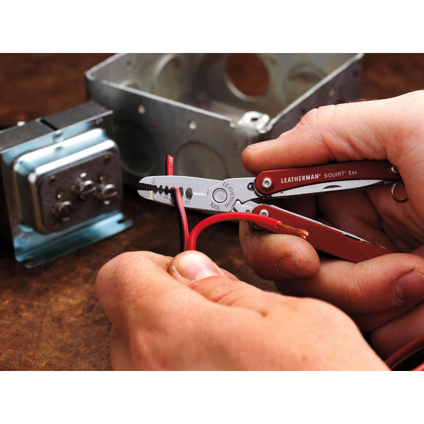 Leatherman Multiherramienta Multitool SQUIRT ES4 Red