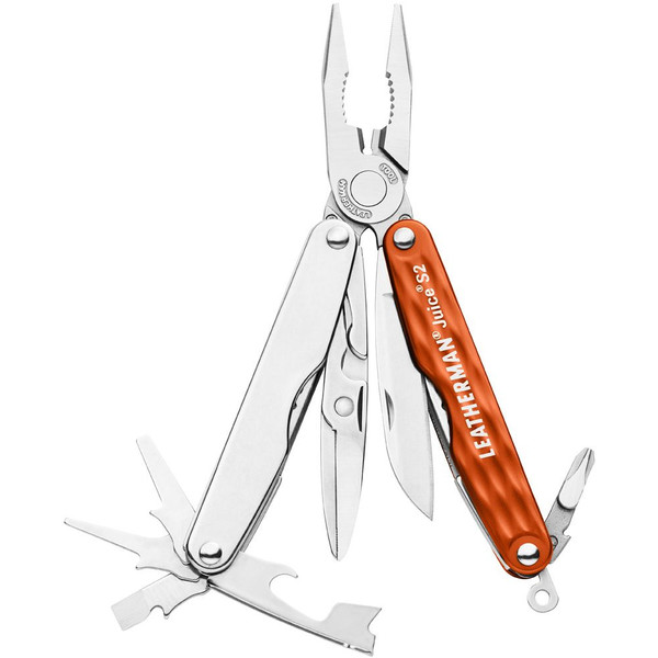 Leatherman Multiherramienta Multitool JUICE S2 Cinnabar Orange