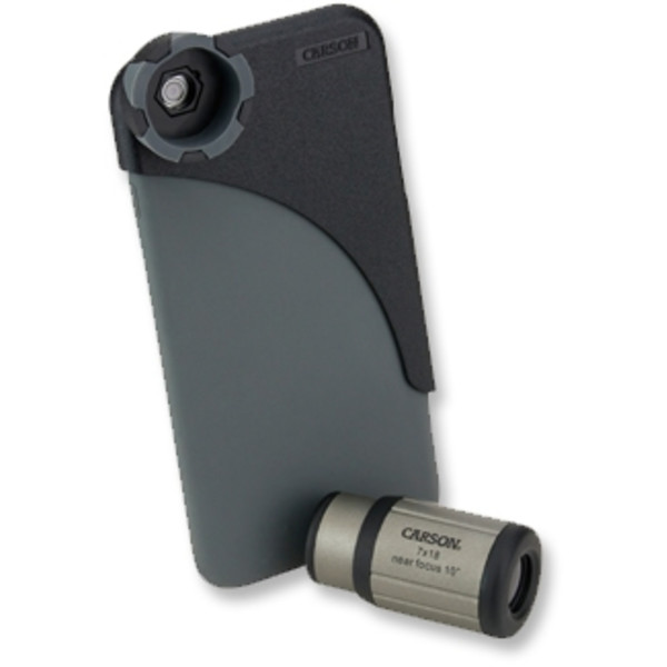 Carson Monocular HookUpz 7x18 con adaptador para smartphone iPhone 6