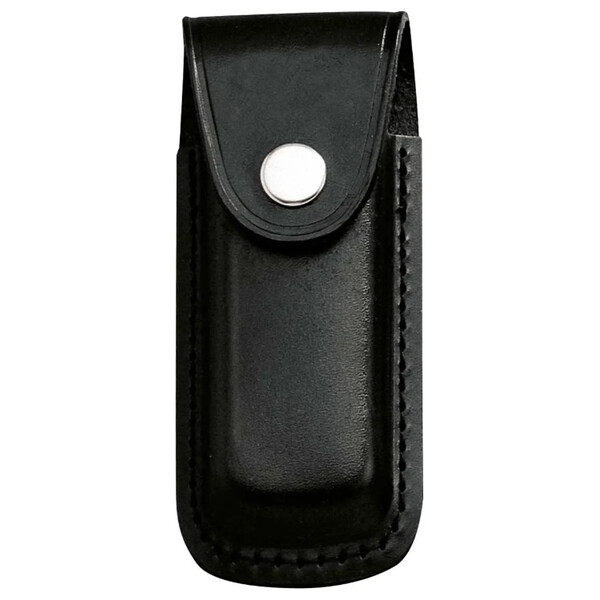 Herbertz Cuchillo de bolsillo funda de cuero 2649110, negro, para 11 cm