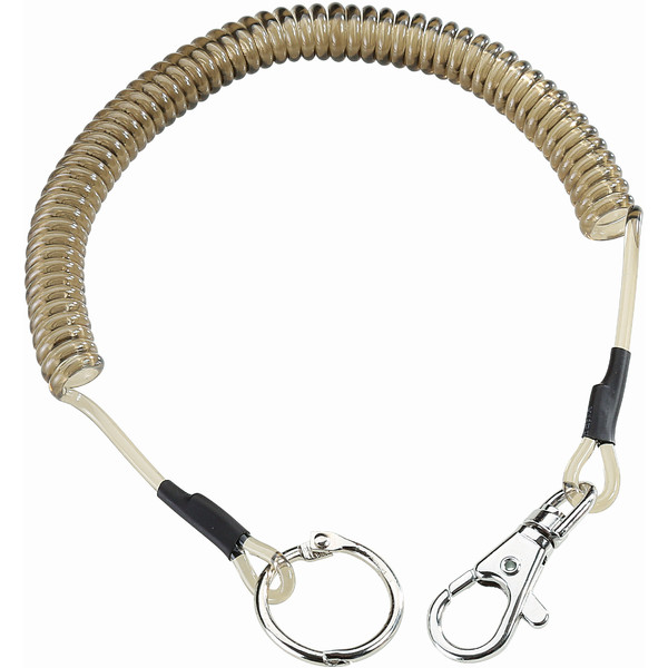 Herbertz Cadena de cable en espiral para navaja, 32 cm, 912400