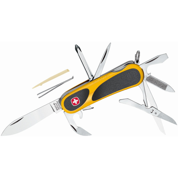 Wenger Cuchillos Cuchillo de oficial, EvoGrip amarillo, 17747