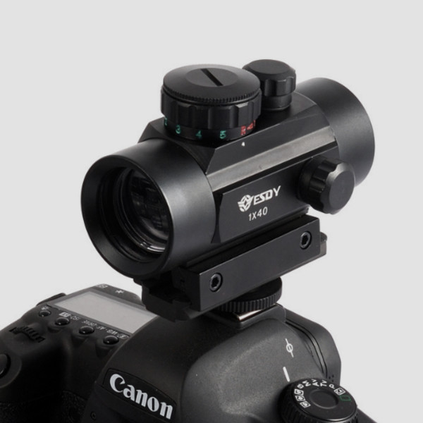 ASToptics Buscador Visor de punto luminoso con adaptador de zapata para DSLR