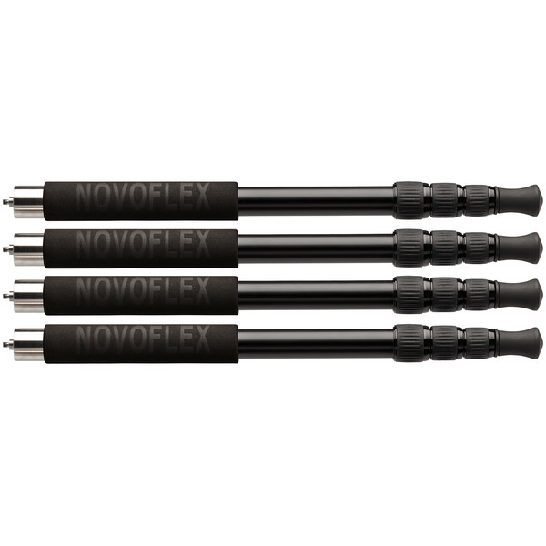 Novoflex Patas de aluminio QLEG A2840 SET, 4 segmentos, 4 unidades