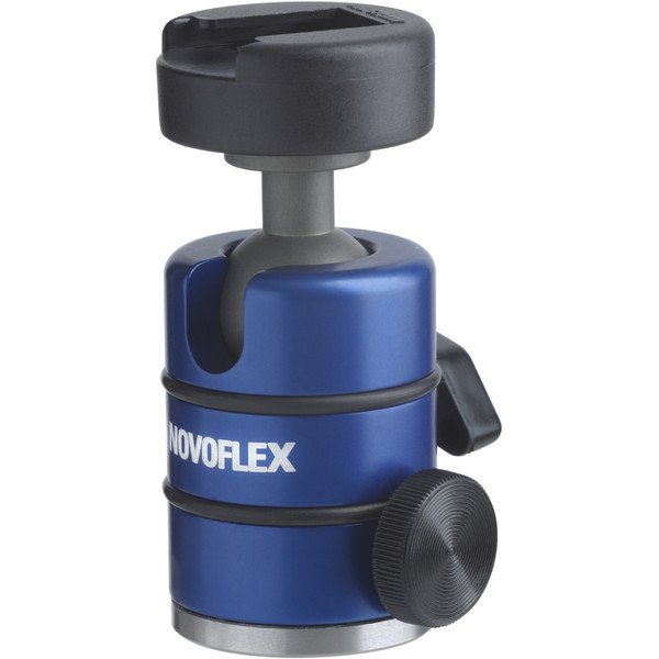 Novoflex Rótula de trípode esférica Neiger 19 P con soporte de flash y sujeción panorámica