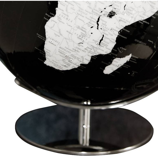 Columbus Globo terráqueo Artline black Swarovski Zirkonia 36cm