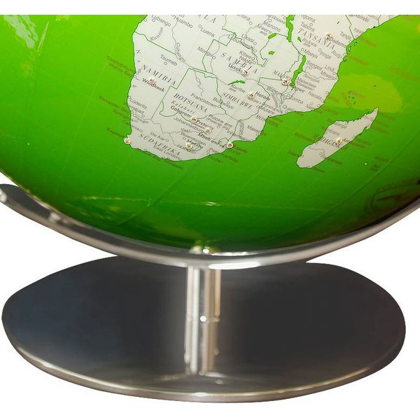 Columbus Globo terráqueo Artline green Swarovski Zirkonia 34cm