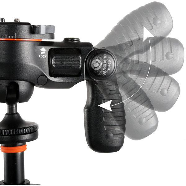 Vanguard Trípode de aluminio Alta CA 233AGH