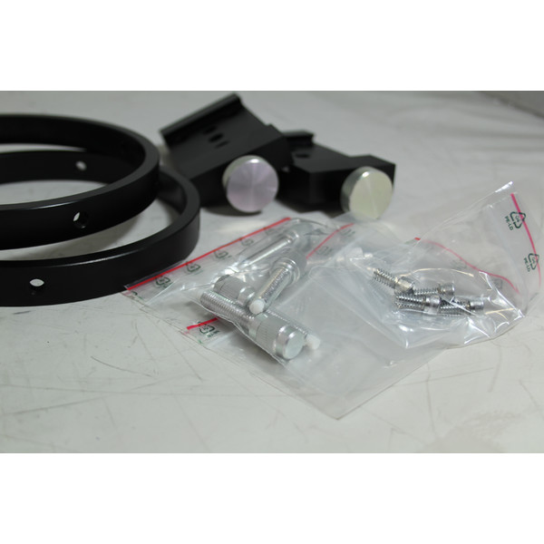 Abrazaderas para telescopios guía 150mm con abrazadera rider de 2