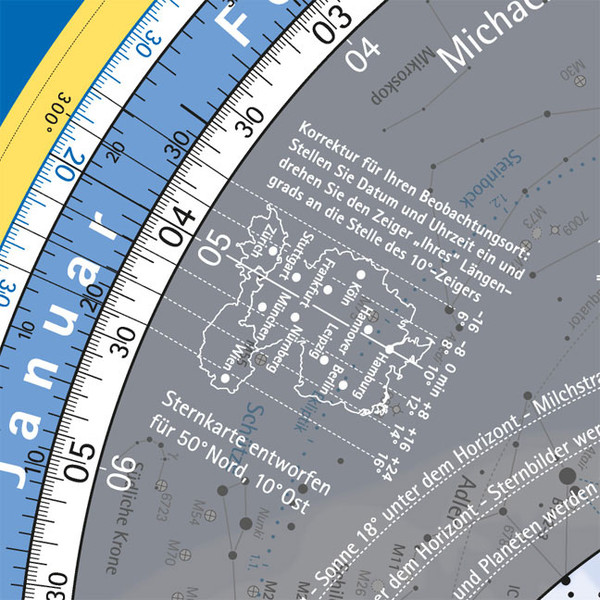 Oculum Verlag Mapa celestial giratorio