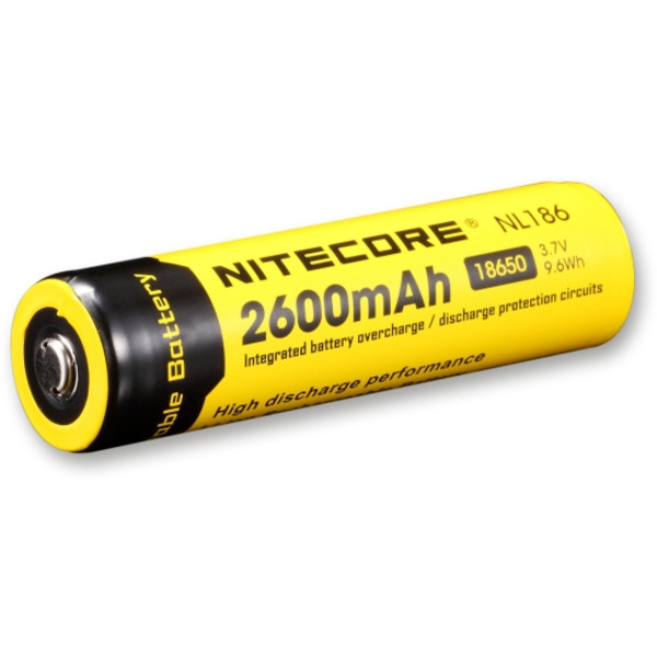 Nitecore Batería de Li-ION 18650, 2600mAh