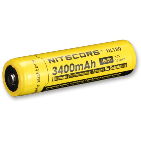 Nitecore Batería de Li-ION 18650, 3400mAh