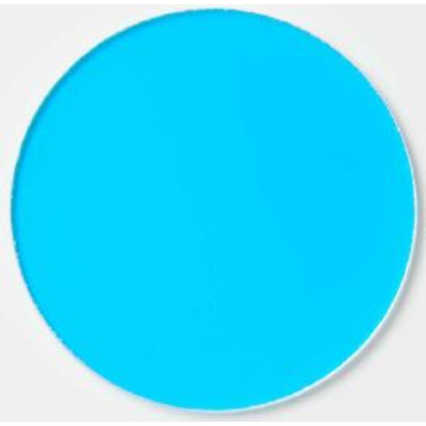 SCHOTT Filtro de excitación de fluorescencia, insertable, Ø = 28, azul (485 nm)
