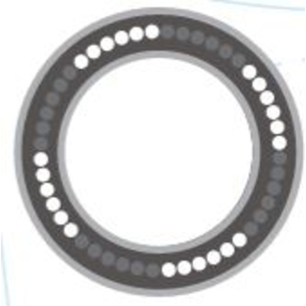 SCHOTT Anillo de luz LED fino, Ø 66