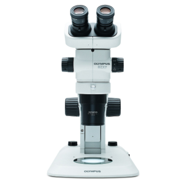 Evident Olympus Microscopio stereo zoom Olympus Mikroskop SZX7, bino, 0.8x-5.6x mit Ring-und  Durchlicht