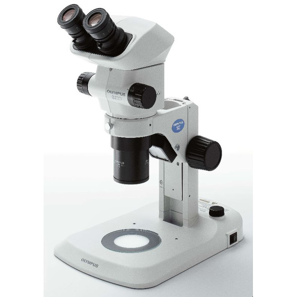 Evident Olympus Microscopio stereo zoom SZX7, trino, 0,8x-5,6x, con luz incidente y transmitida