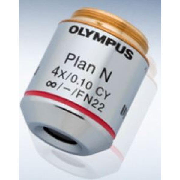 Evident Olympus Objetivo PLN4XCY/0.1 Plan Achromat para citologías con filtro ND