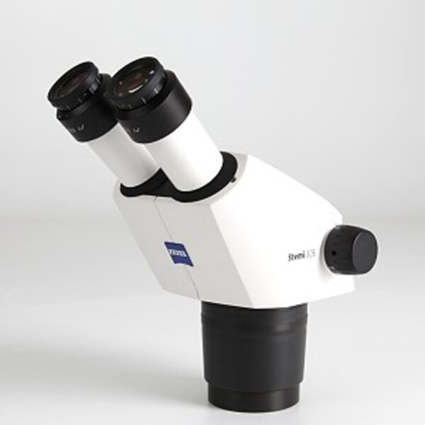 ZEISS Cabazal estereo microsopio Stemi 305; bino; clickstop; Greenough; w.d.110mm; 10x/23; Zoom 5:1; 0,8x-4,0x; LED; ESD