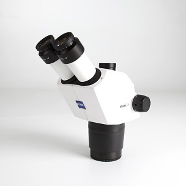 ZEISS Cabazal estereo microsopio Stemi 305; trino; clickstop; Greenough; w.d.110mm; 10x/23; Zoom 5:1; 0,8x-4,0x; LED