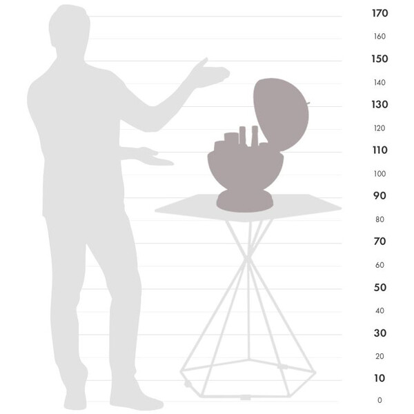 Zoffoli living Globo minibar Urano 40cm
