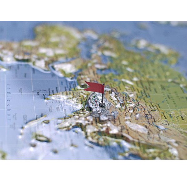 Stellanova Mapamundi Mapa magnético del mundo, 3D Magnet Weltkarte,  1:73 millones