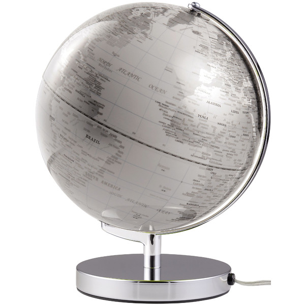 TROIKA Globo terráqueo Terra White Light 25cm