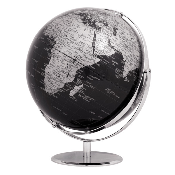 TROIKA Globo terráqueo Juri Black 30cm