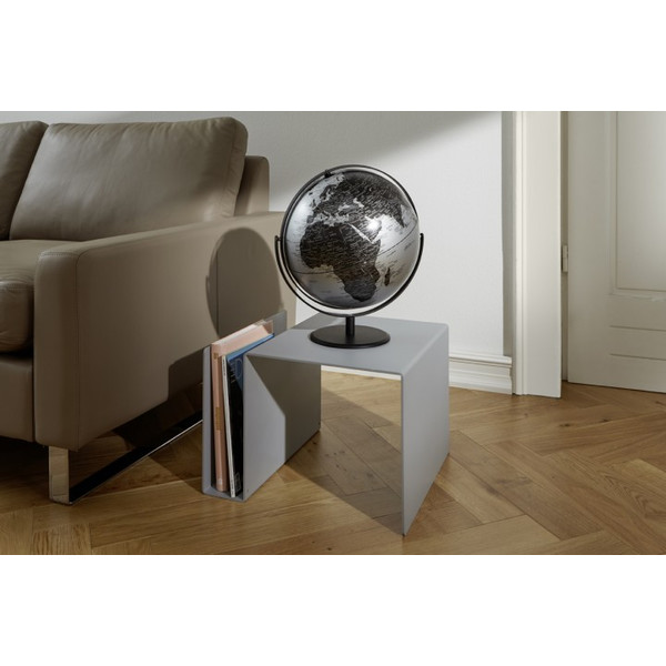 TROIKA Globo terráqueo Juri Saturn Silver 30cm
