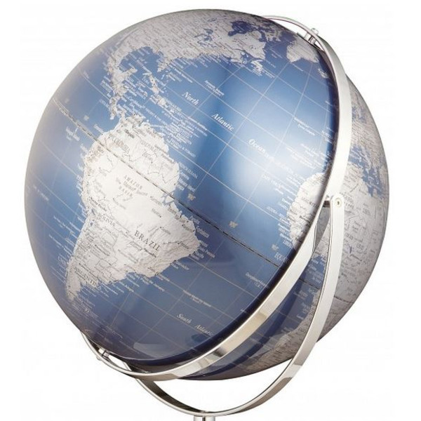 TROIKA Globo terráqueo de pie Apollo 17 Blue 43cm