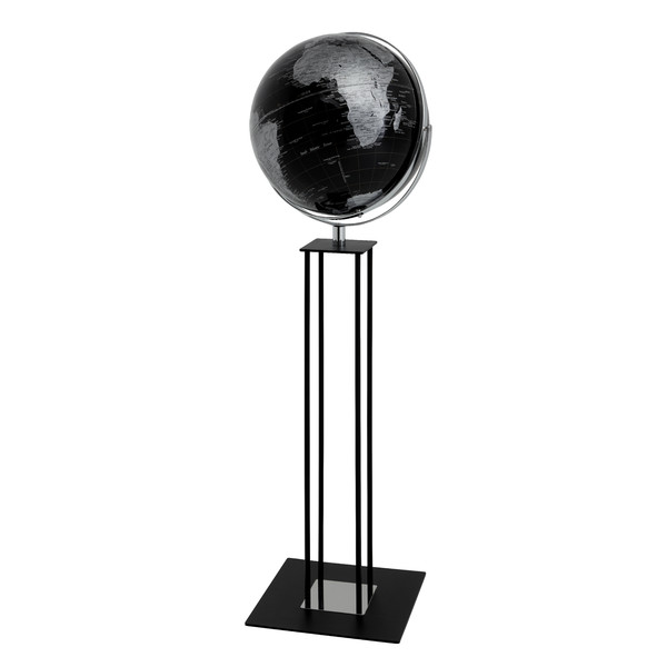 TROIKA Globo terráqueo de pie Worldtrophy Black 43cm