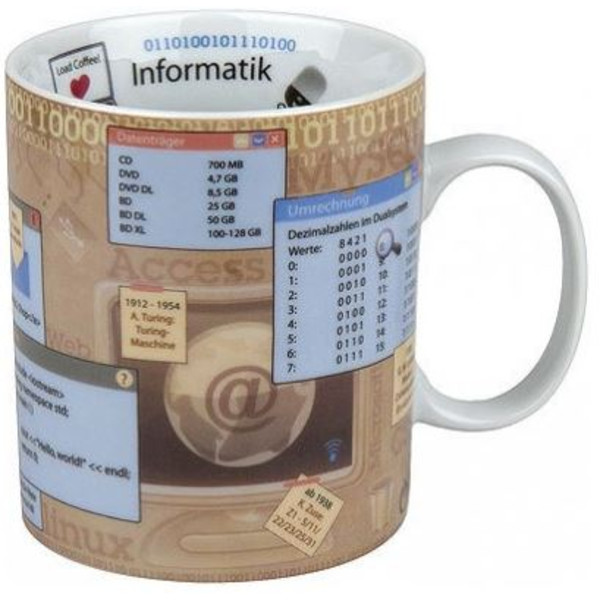 Könitz Taza Mugs of Knowledge Computer Science