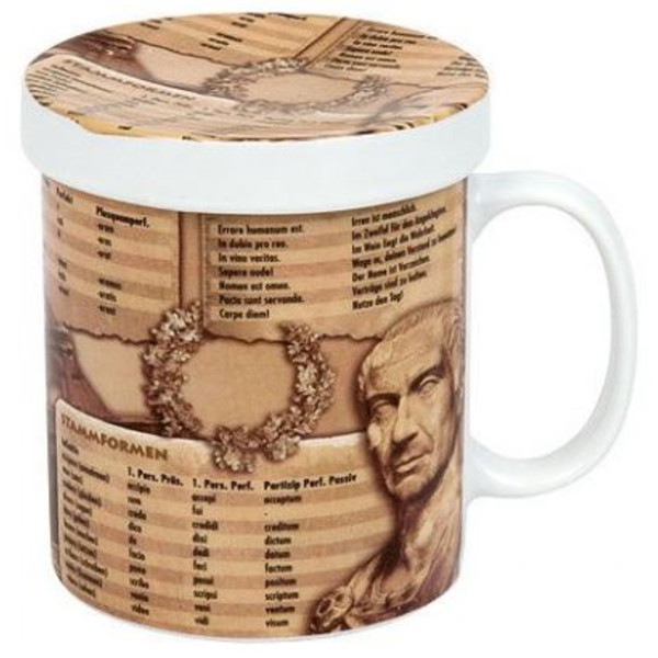 Könitz Taza Mugs of Knowledge for Tea Drinkers Latin