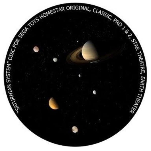 Redmark Diapositiva para planetario Sega Homestar Pro, sistema de Saturno