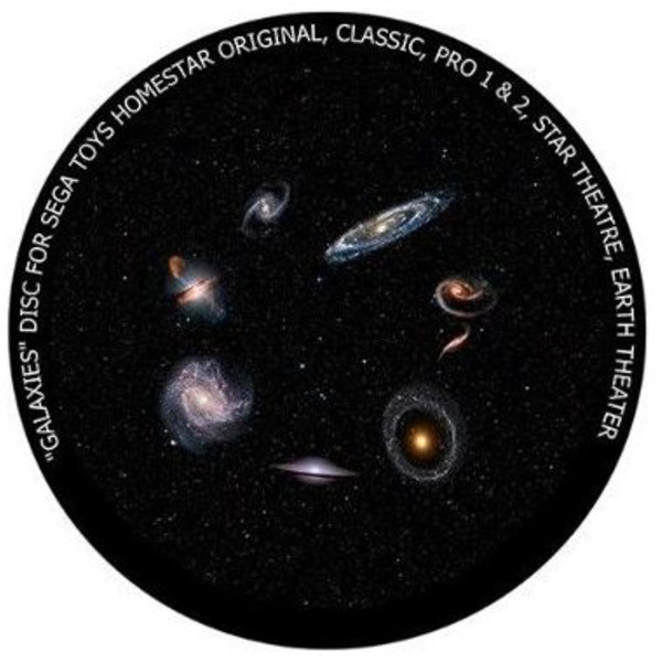 Redmark Diapositiva para planetario Sega Homestar Pro, galaxias
