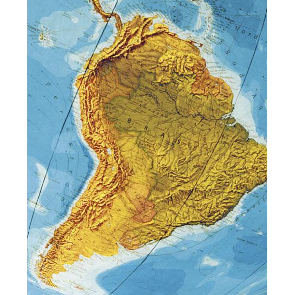 Columbus Globo terráqueo de pie Duo Latón 40cm (Inglés)