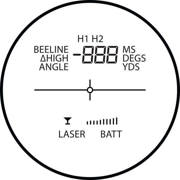 HAWKE Telémetro RF 600 Professional