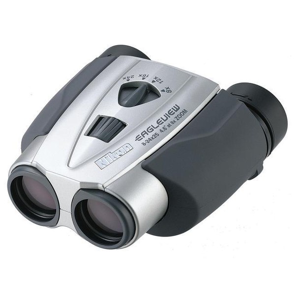 Nikon Prismáticos zoom Eagleview 8-24x25 CF, plata